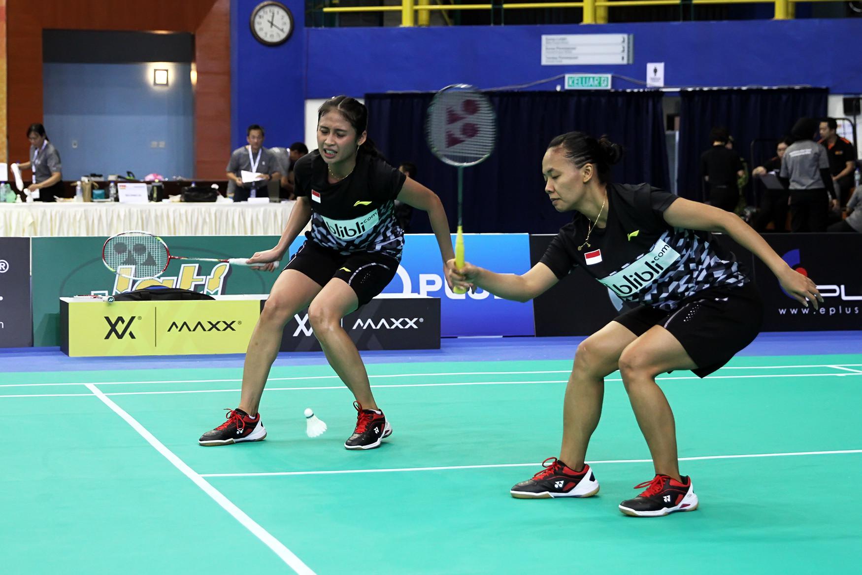 Ganda putri Indonesia Della Destiara Haris / Rizki Amelia Pradipta. (Humas PP PBSI)