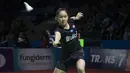Ruselli Hartawan sempat menciptakan kejutan di awal gim pertama. Ia memimpin 4-2 atas lawannya asal Thailand tersebut. (Bola.com/Peksi Cahyo)