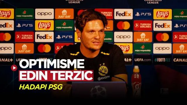 Berita Video, pelatih Borussia Dortmund (Edin Terzic) optimis timnya bakal atasi PSG di Liga Champions pada Rabu (20/9/2023) dini hari WIB