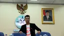 Raffi Ahmad kembali datang ke Dewan Pers, Rabu (18/11/2015) setelah mendatangi dan bertemu dengan pengurus Persatuan Wartawan Indonesia (PWI) hampir dua pekan lalu. (Andy Masela/Bintang.com)