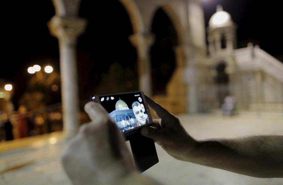Ramadan, demam selfie mewabah di Kubah Batu Yerusalem