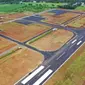 Pembangunan Bandara Jenderal Besar Soedirman Purbalingga mencapai 83,83 persen per 10 Januari 2021. (Foto: Liputan6.com/Rudal Afgani Dirgantara)