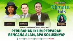 Perubahan iklim yang terjadi di dunia secara nyata telah meningkatkan potensi kejadian bencana. Bumi pun menjerit. Selain saling bahu-membahu untuk mengurangi dampak perubahan iklim, apalagi solusi yang bisa dikedepankan?