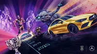 Riot Games jalin kemitraan eksklusif dengan Mercedes-Benz untuk turnamen esports League of Legends. (Doc: Mercedes-Benz/ Riot Games)