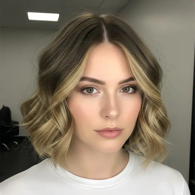Model Rambut Wanita Pendek Wavy Bob