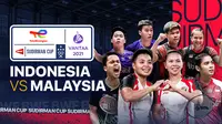 Sudirman Cup 2021 : Indonesia vs Malaysia