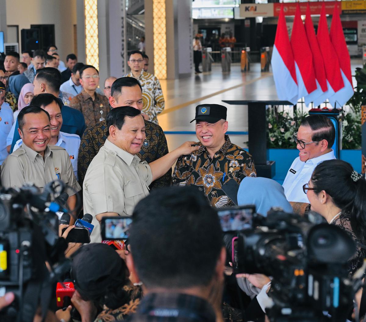 Presiden Prabowo dan Menhub Dudy