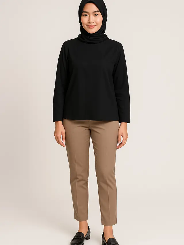 6 Model Blus Polos Modern, Simpel Tapi Elegan