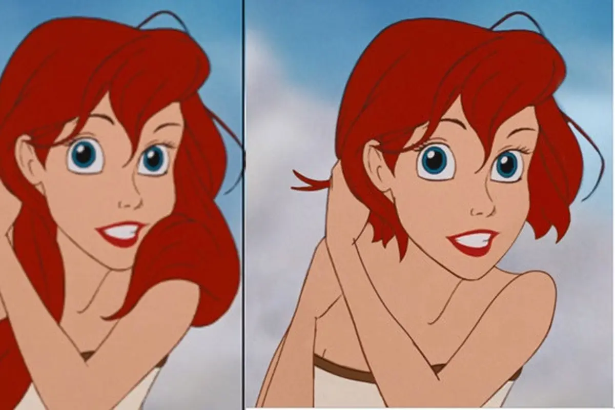 Putri Disney Berambut Pendek