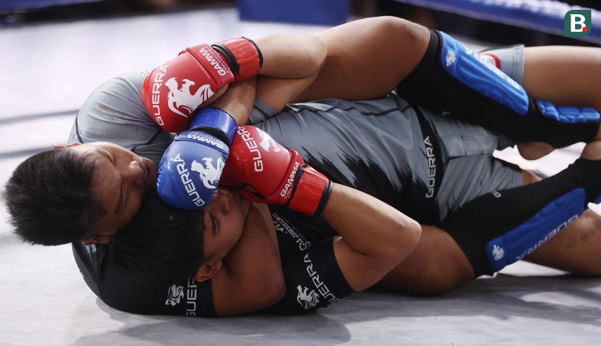 Ajang yang digelar oleh Pengurus Besar Persatuan Tarung Campuran Indonesia atau PB Pertacami ini untuk mencari petarung muda yang akan berlaga di kejuaraan dunia MMA pada 6-15 Desember 2024 di Indonesia. (Bola.com/M Iqbal Ichsan)