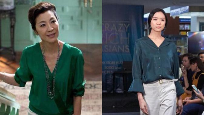 Michelle Yeoh sebagai Eleanor di Crazy Rich Asians (Foto: Martin Kristianto)