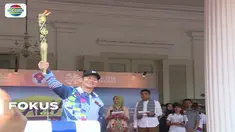 Obor Asian Para Games 2018 tiba di Jakarta. Obor nantinya akan diarak keliling Ibukota melalui sejumlah jalan utama.
