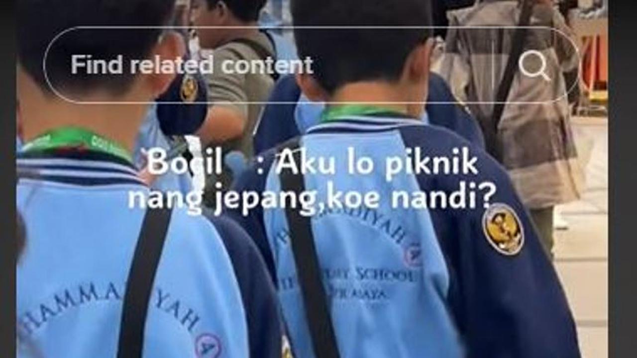 Viral Rombongan Siswa SD di Surabaya Study Tour ke Jepang, Warganet Penasaran Bayarnya Berapa