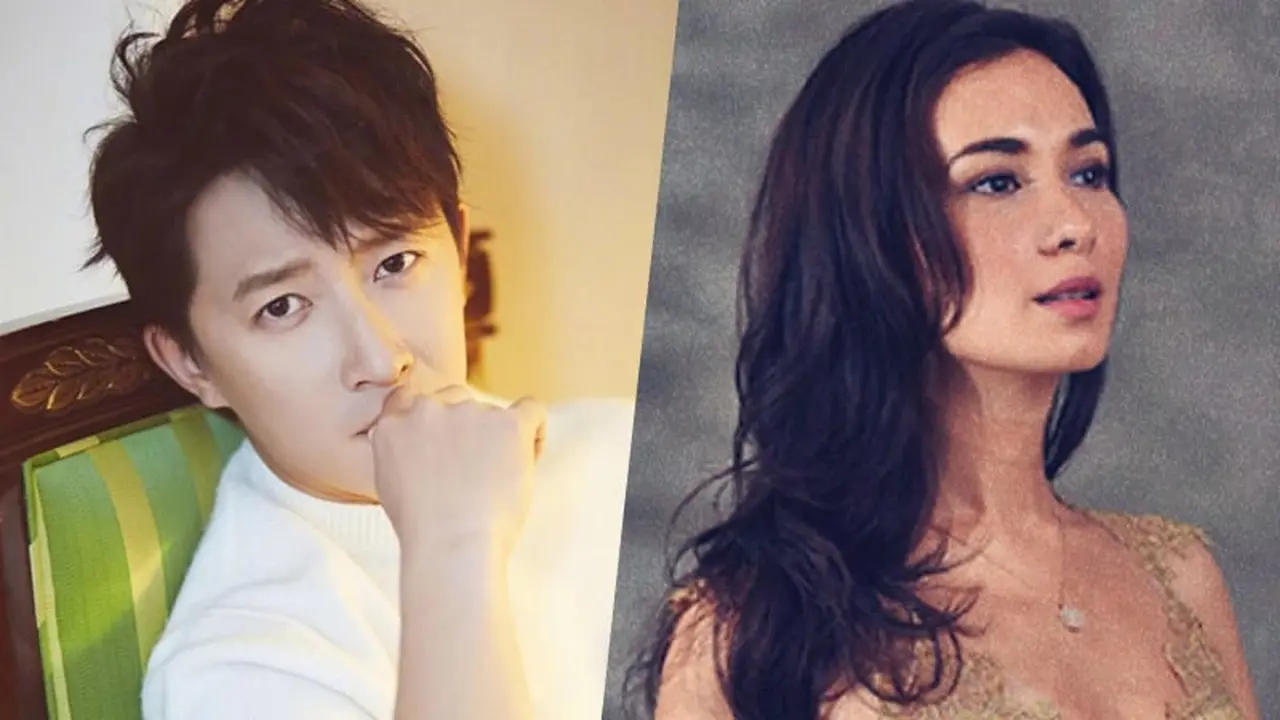 Hangeng dan Aktris Celina Jade (Sumber: Soompi)