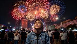 Prompt Gemini Ai Background Kembang Api (Foto: AI)