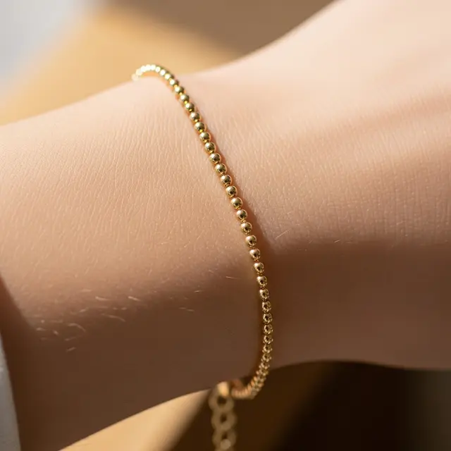 Gelang Emas Tipis Mewah tapi Ringan