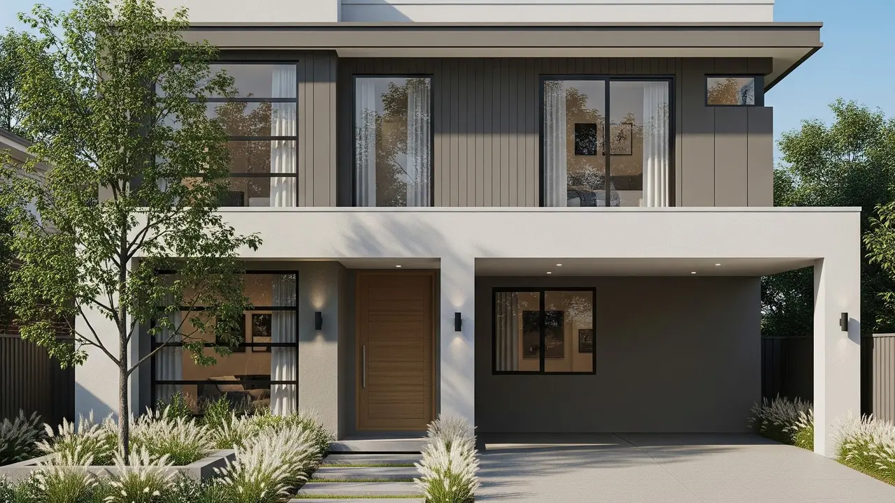 Desain Fasad Rumah Type 27 agar Terlihat Seperti Type 36 (Image by Gemini AI)