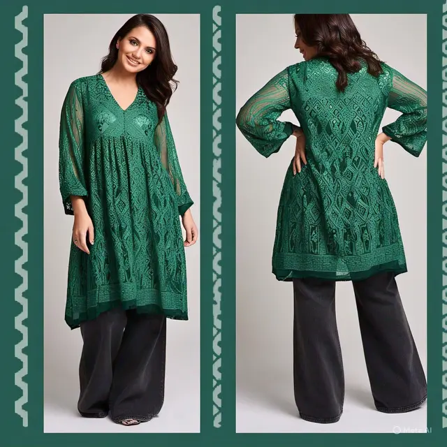 9 Inspirasi Padu Padan Dress dan Celana Panjang