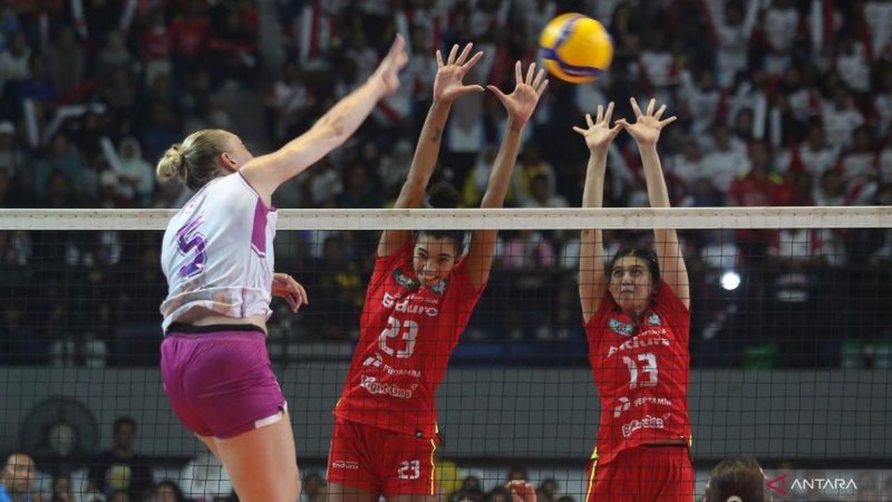 Kemenangan Telak Pertamina Enduro Hajar Popsivo Polwan 3-0 di Proliga 2026