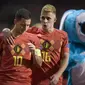 Eden Hazard dan Thorgan Hazard membela Timnas Belgia. (AFP/Yorick Jansens)