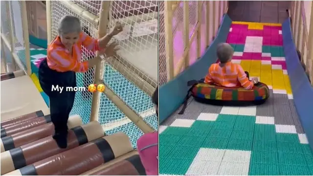 6 Potret Widi Vierratale Ajak Orangtua Main ke Playground, Sang Ibu Dipuji Awet Muda
