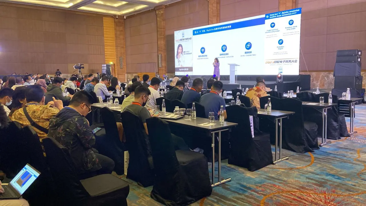 Konferensi E-Commerce Indonesia 2023 yang diselenggarakan oleh Shan Hai Map. (Istimewa)