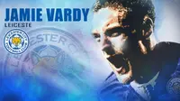 Jamie Vardy (Leicester) (Liputan6.com/Abdillah)