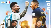 Piala Dunia - Argentina Vs Prancis - Duel Tim (Bola.com/Adreanus Titus)