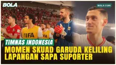 Momen Sakral! Jay idzes Dkk Keliling Lapangan, Ribuan Suporter Beri Penghormatan Penuh