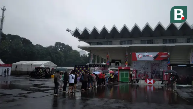 Suasana di Istora Senayan pada Semifinal Indonesia Masters 2023