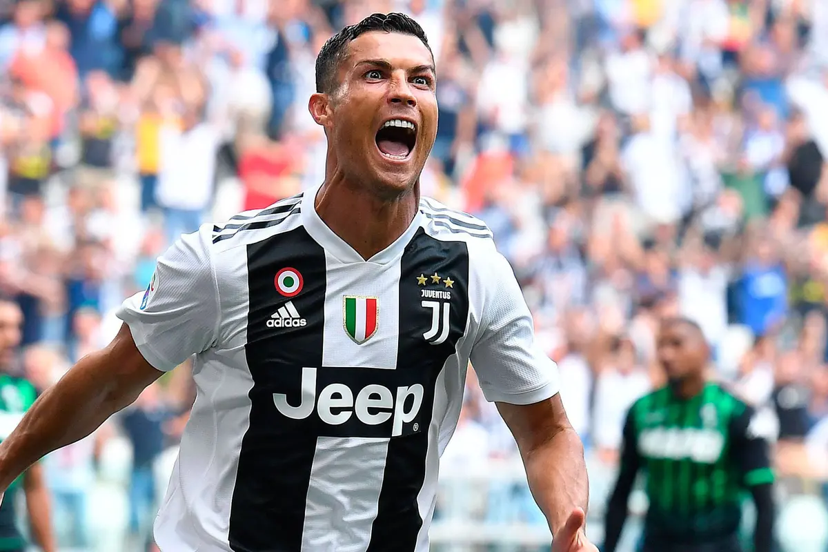 Cetak Gol Perdana untuk Juventus, Begini Selebrasi Cristiano Ronaldo