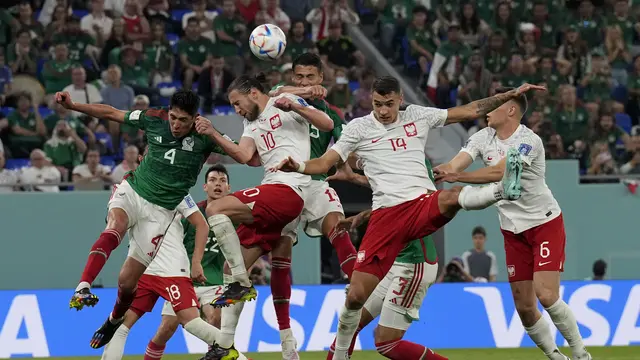 Robert Lewandowski Gagal Penalti, Polandia vs Meksiko Imbang di Piala Dunia 2022