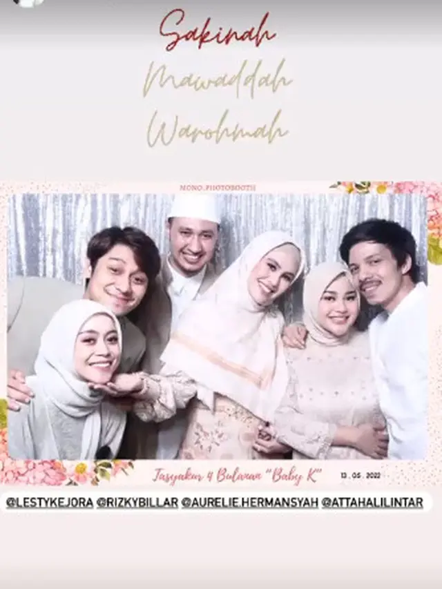6 Momen Kartika Putri Gelar 4 Bulanan Anak Kedua, Dihadiri Para Artis