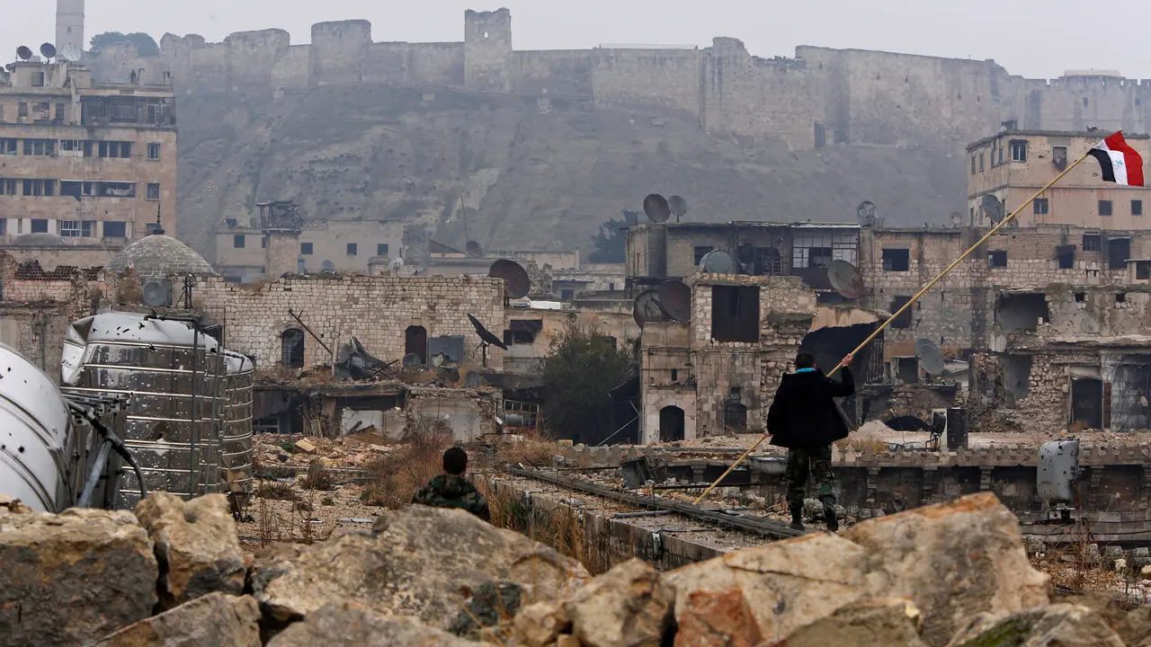20161213-Kehancuran Masjid Tertua di Dunia Akibat Konflik Suriah-Aleppo