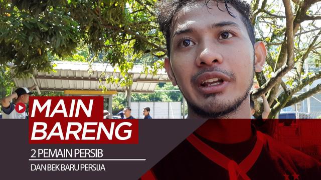 Berita video momen dua pemain Persib Bandung dan bek baru Persija Jakarta bermain bersama di Lapangan Lodaya, Bandung, untuk menjaga kondisi fisik saat belum ada pertandingan resmi.