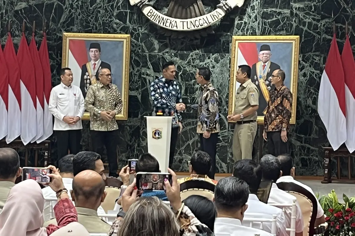 AHY Sambangi Balai Kota DKI Jakarta