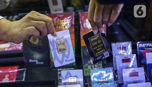 Sedangkan untuk emas pegadaian dijual seharga 1.333.000 per gram. (Liputan6.com/Angga Yuniar)