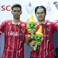 Ganda putra Indonesia Wahyu Arya Pankaryanira/Ade Yusuf menjuarai Thailand Open Grand Prix Gold 2015, Minggu (4/10/2015). (Liputan6.com/Humas PP PBSI)