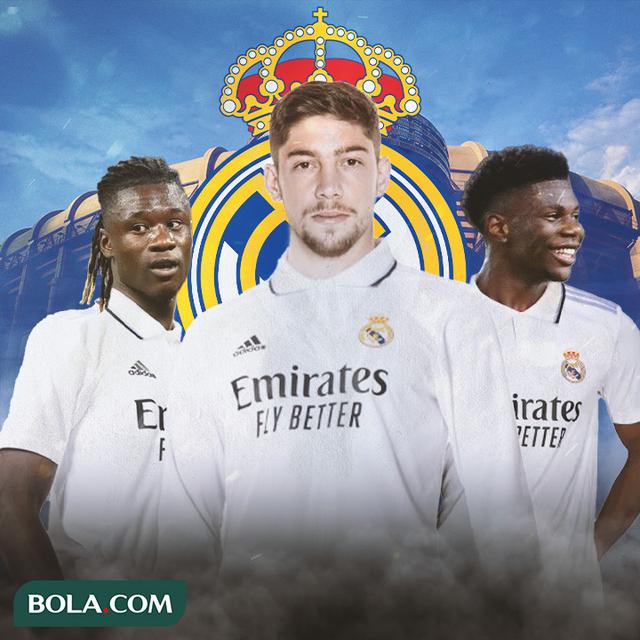 Real Madrid - Eduardo Camavinga, Federico Valverde, Aurelien Tchouameni