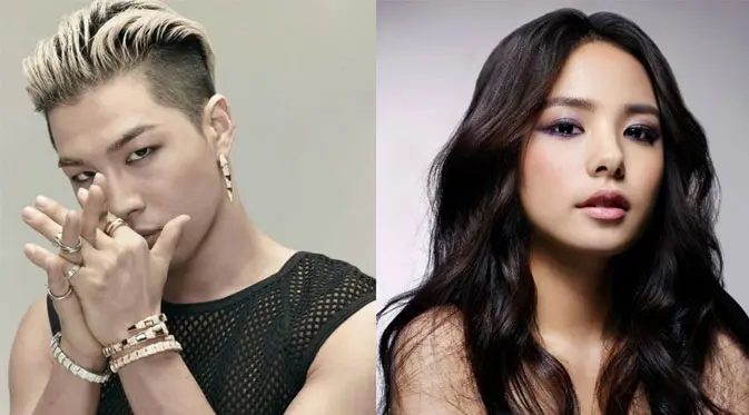 Min Hyo Rin dan Taeyang Bigbang via koreaboo.com)