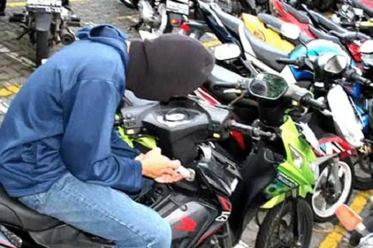 Ilustrasi pencurian speda motor di Jember (Istimewa)