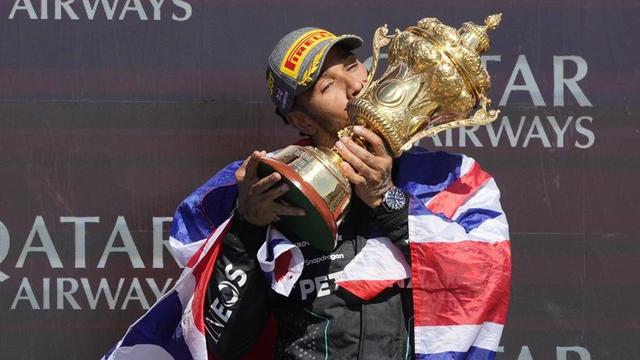 Pembalap Mercedes AMG Petronas, Lewis Hamilton (c) AP Photo/Luca Bruno