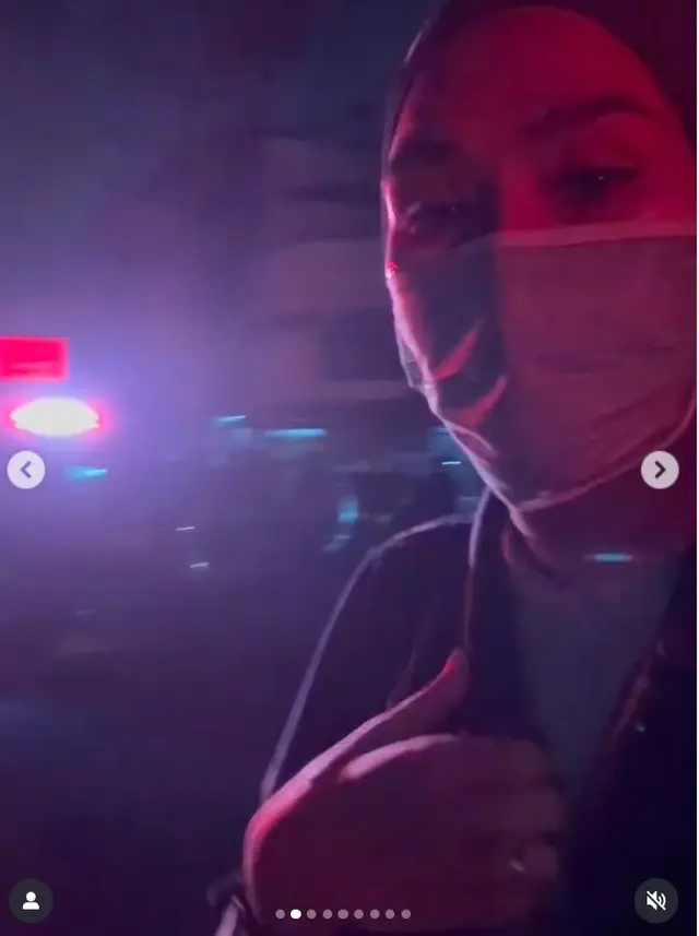 7 Potret Zaskia Adya Mecca jadi relawan medis saat aksi demo Jakarta