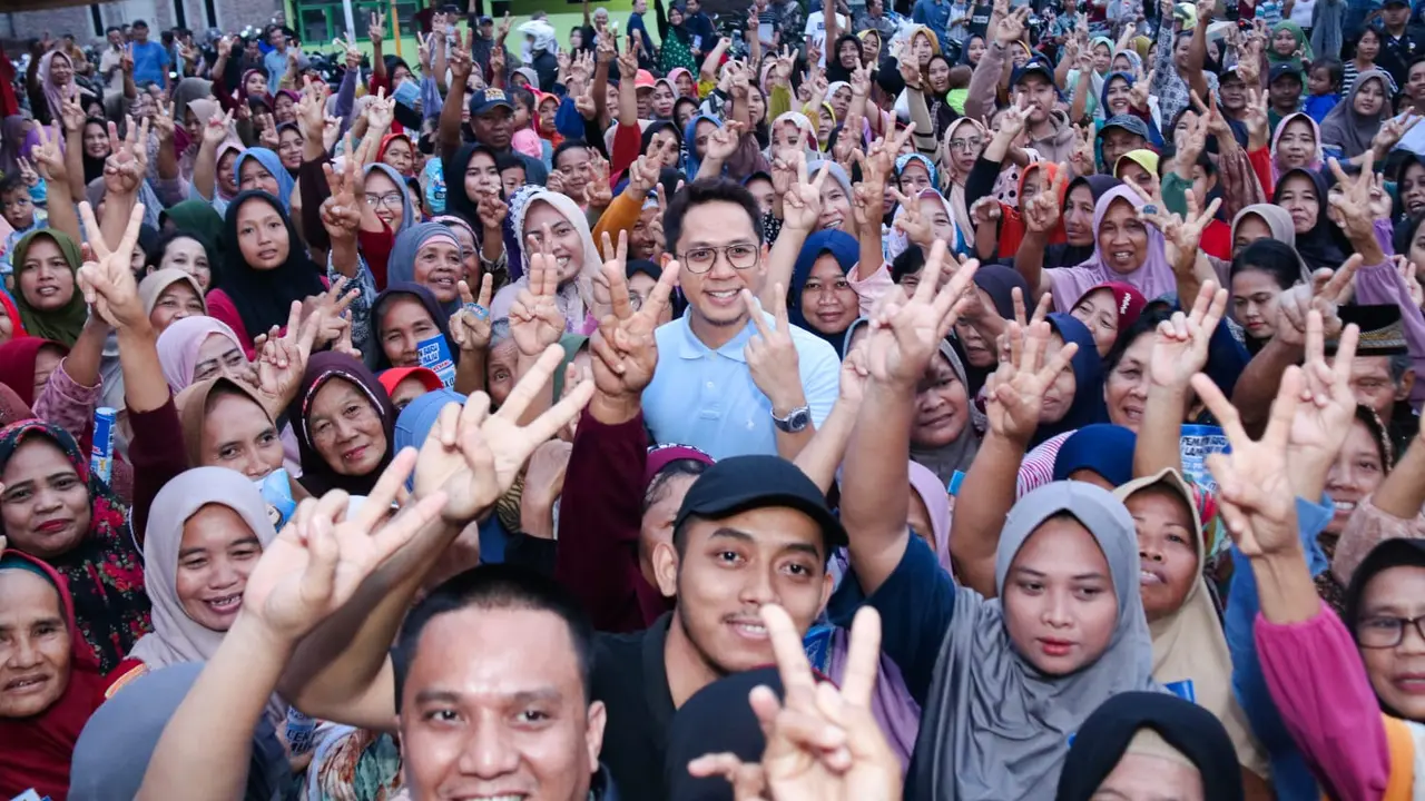 Calon Bupati (Cabub) Lampung Selatan (Lamsel) nomor urut 2, Radityo Egi Pratama.
