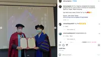 Tunggal Putri Chinese Taipei, Tai Tzu Ying mendapatkan gelar doktor atau PhD di Universitas Taipei (Sumber: Instagram)