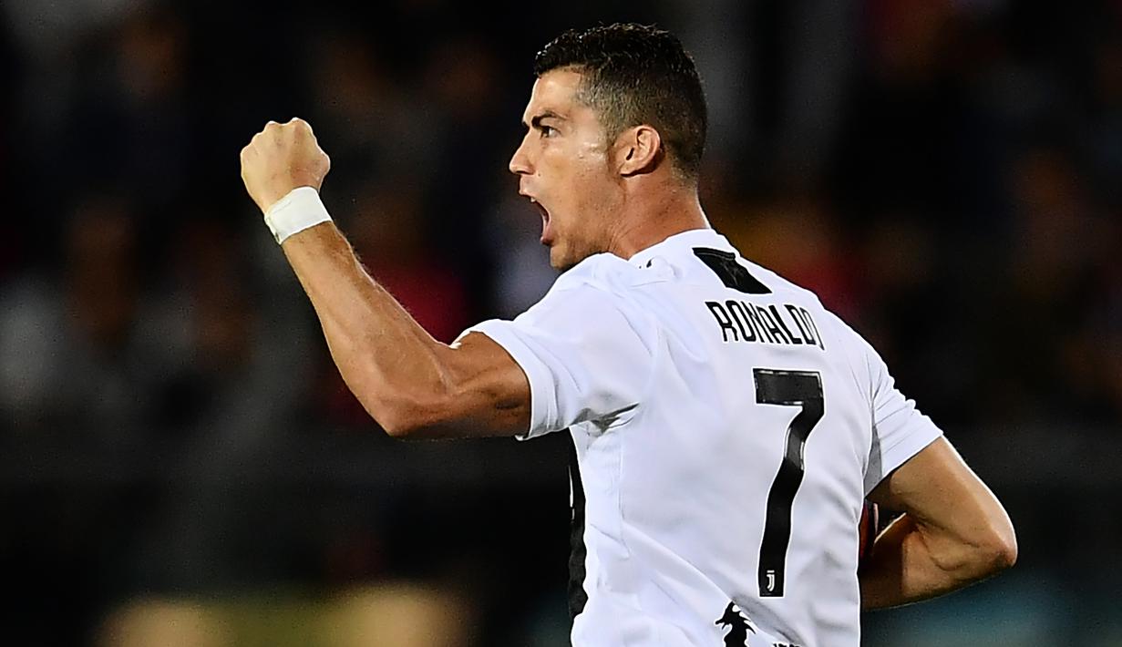 2. Cristiano Ronaldo (Juventus) - 7 Gol (1 Penalti). (AFP/Marco Bertorello)
