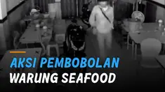 Pelaku berhasil mengondol sebuah sepeda motor milik karyawan dan laptop.