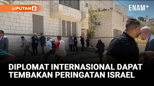 VIDEO: Pasukan Israel Lepaskan Tembakan Peringatan saat Diplomat Internasional Berkunjung ke Tepi Barat