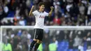 Pemain Tottenham asal Korea Selatan, Heung-Min Son berada pada peringkat ketiga dengan 15 gol. Gol yang dicetak Son untuk Spurs terjadi pada semua kompetisi selama musim 2016-2017. (EPA/Will Oliver)