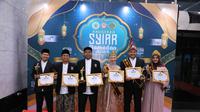 Tiga dai yang mengabdi di wilayah 3T (tertinggal, terdepan, dan terluar) menerima penghargaan dari Kementerian Agama (Kemenag) dalam ajang Anugerah Syiar Ramadan (ASR) 2025 di Auditorium H.M. Rasjidi, Kantor Kemenag RI, Jakarta, Jumat (23/5/2025). (Tim News).